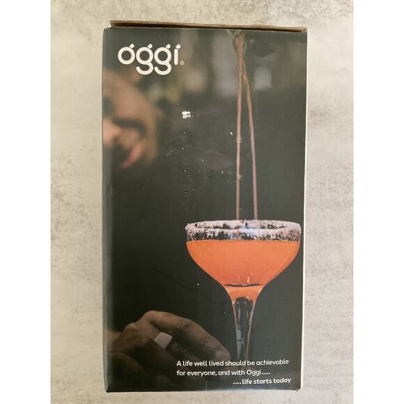 OGGI Stainless Steel & Glass Boston Cocktail Shaker 17 FL oz 500 ML - Picture 2 of 5